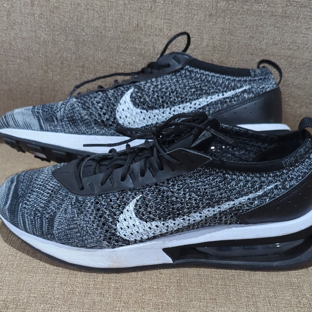 Nike Black and White Flyknit Sneakers